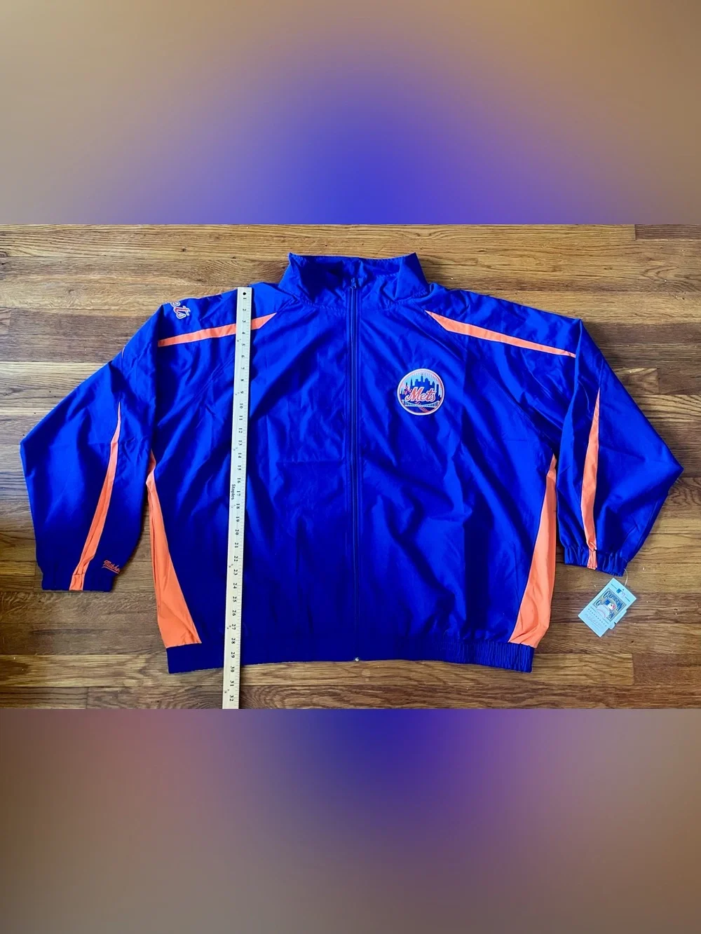 Mitchell And Ness New York Mets Jacket Blue BLM Men’s Size 4XL